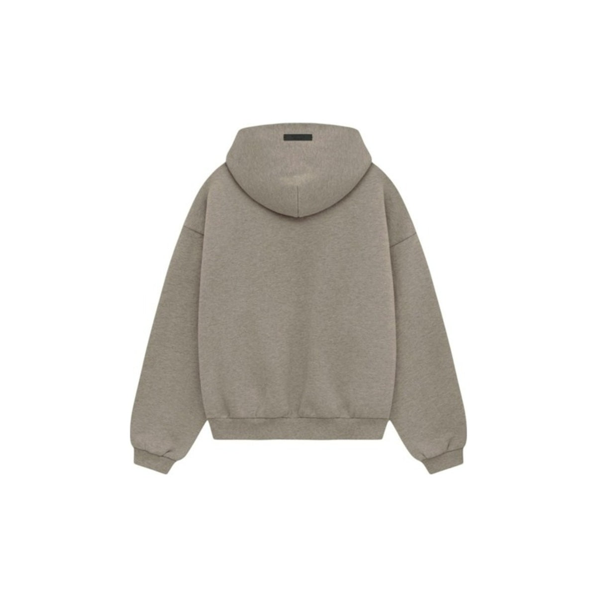 Fear of God Essentials Kids Fleece Hoodie – Heather Grey – back view