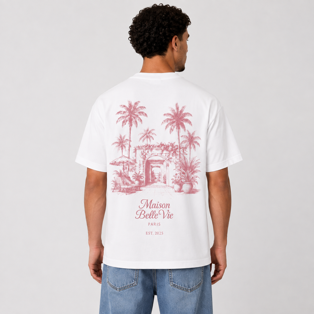 Maison Belle Vie "Villa Rosa" Tee