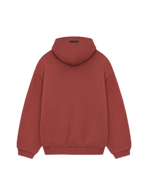 Fear Of God Essentials Mens Fleece Hoodie Red