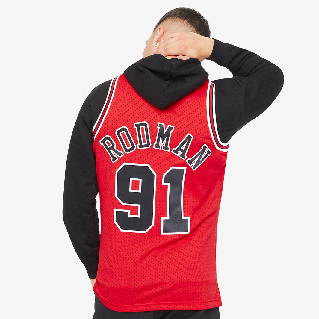 Mitchell and Ness NBA Dennis Rodman Chicago Bulls Swingman Jersey