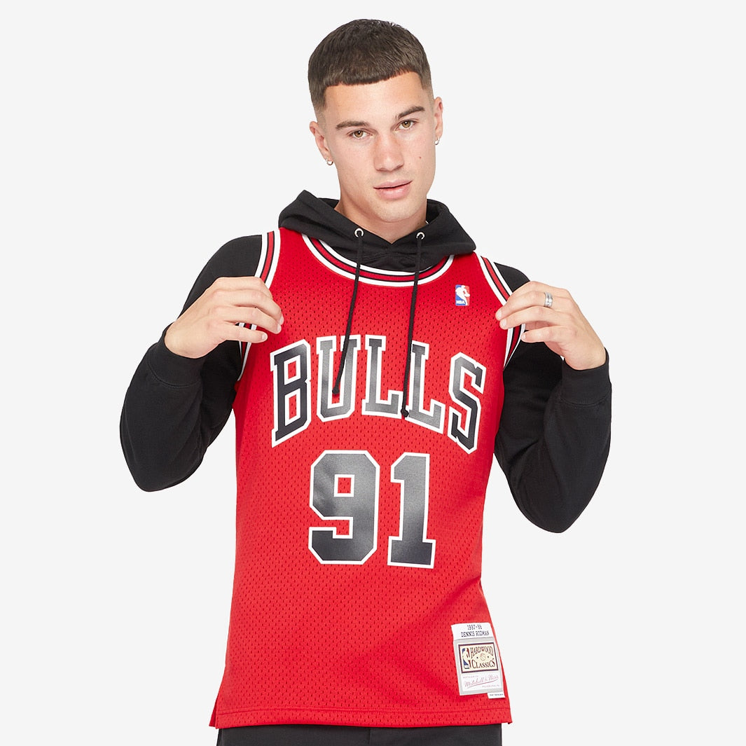 Mitchell and Ness NBA Dennis Rodman Chicago Bulls Swingman Jersey