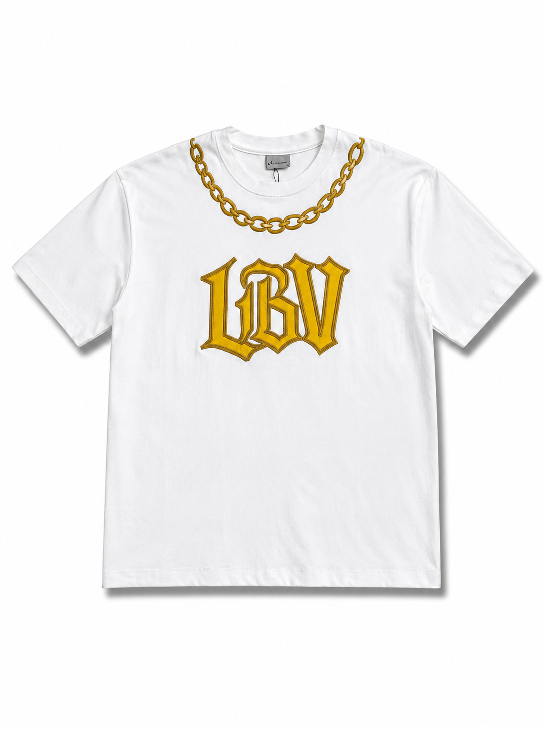 La Belle Vie "LBV" stitching White Tee