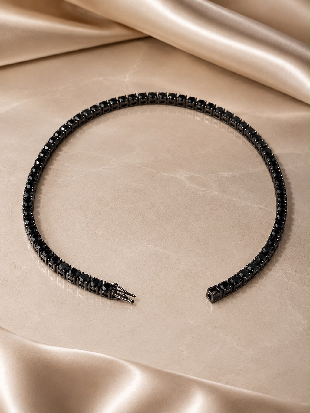Midnight Tennis Bracelet (Black)