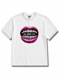 La Belle Vie Printed White Tee