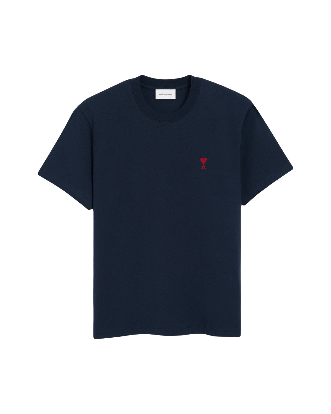 AMI PARIS Classic Fit Ami De Coeur Organic Cotton Jersey T-Shirt