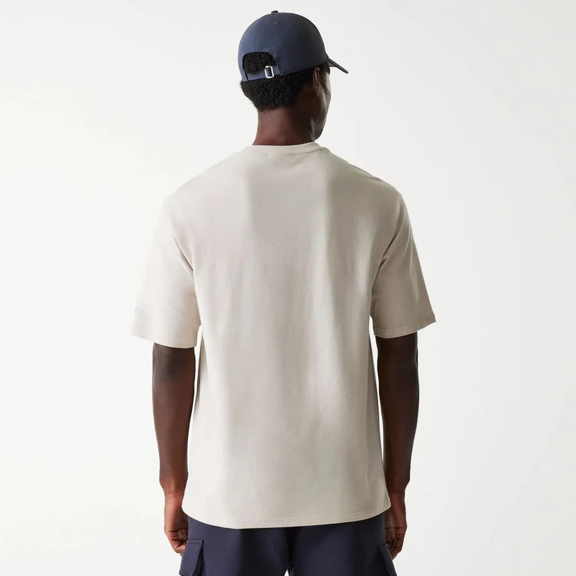 New Era LA Dodgers MLB Floral Graphic Cream Oversized T-Shirt