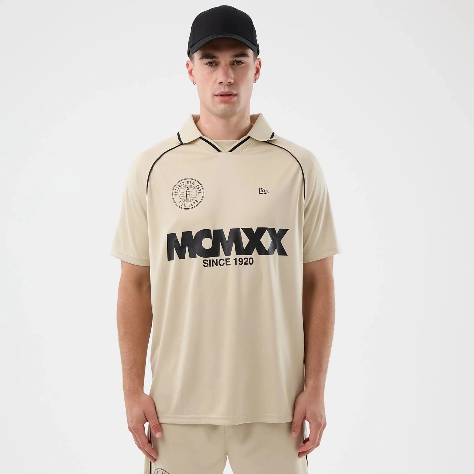 New Era Football Beige T-Shirt
