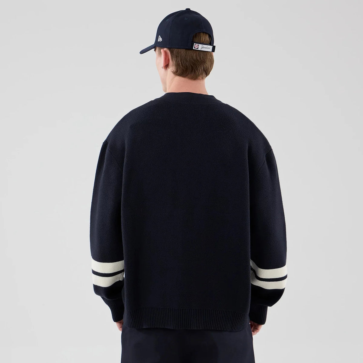New York Yankees MLB Knit Navy Cardigan