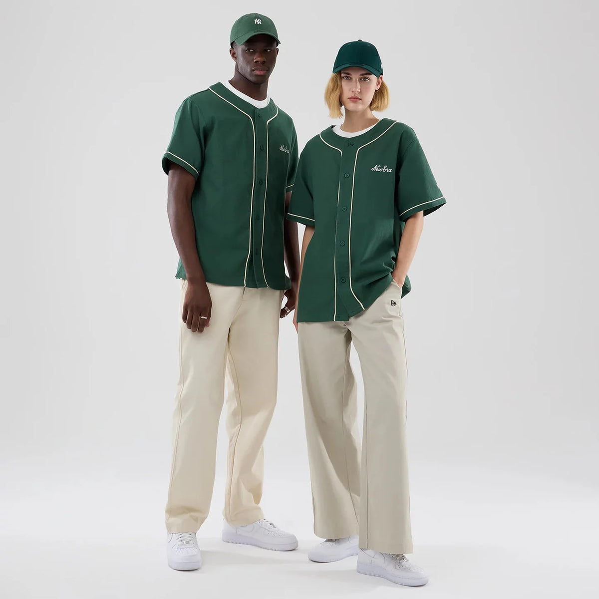 New Era Dark Green Baseball Jersey