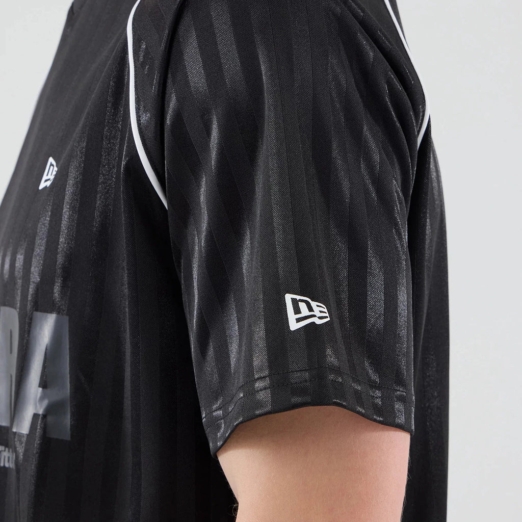 New Era Black Football Jersey T-Shirt
