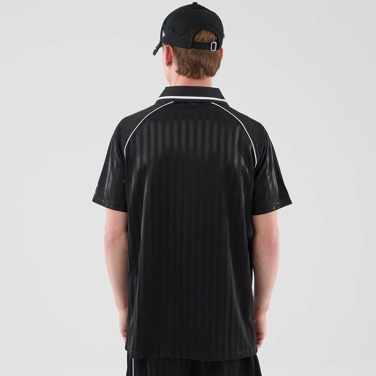 New Era Black Football Jersey T-Shirt