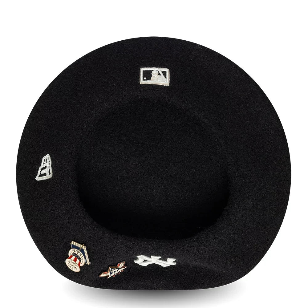 New York Yankees Embroidered Wool Beret Hat