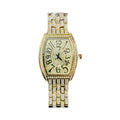 Iced Out CZ Stainless Steel Automatic Watch - Gold