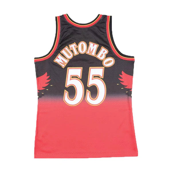 Tank top Mitchell & Ness NBA Swingman Road Jersey Hawks 1996 Dikembe Mutombo