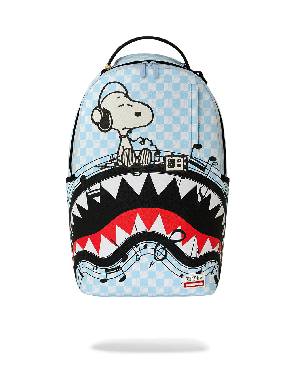 Sprayground Peanuts Snoopy Tuned Up & Tuned Out Backpack - front view