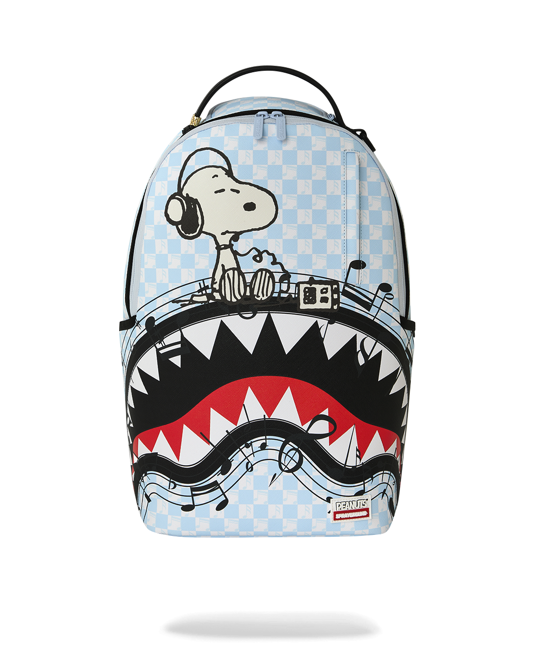 Sprayground Peanuts Snoopy Tuned Up & Tuned Out Backpack - front view
