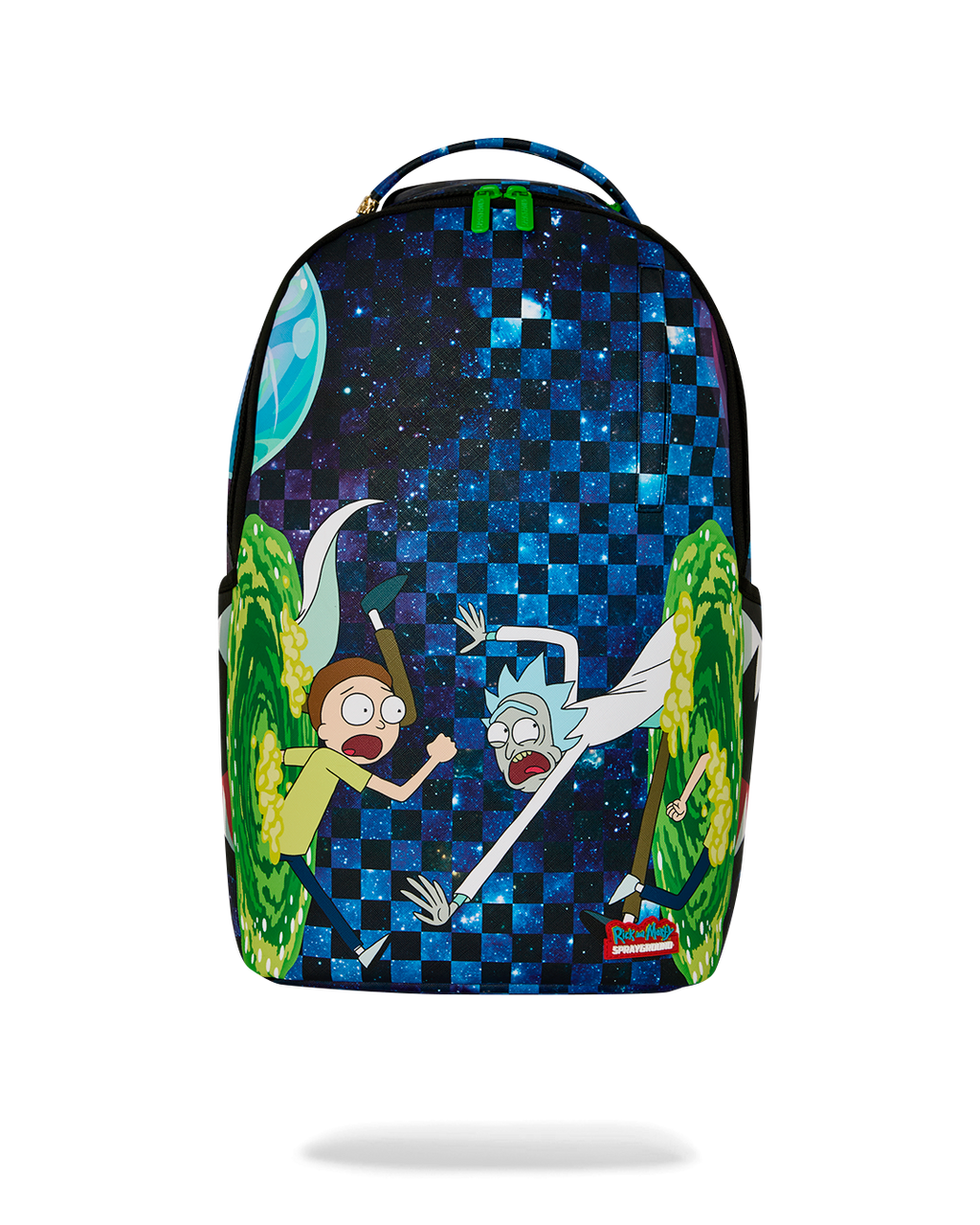 Sprayground Rick and Morty Portal Jumping Backpack - front view