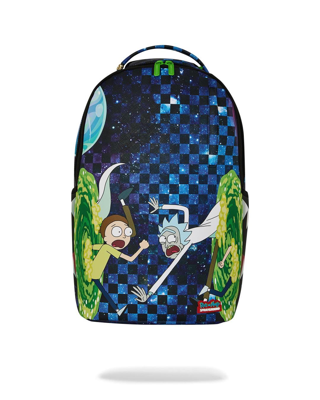 Sprayground Rick and Morty Portal Jumping Backpack - front view