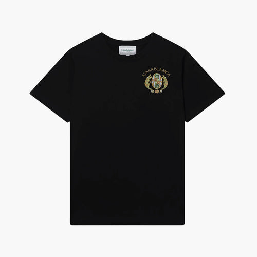 Casablanca T-Shirt Joyaux D'Afrique Tennis Club Noir