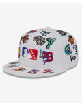 White MLB All Over 59FIFTY Fitted Cap
