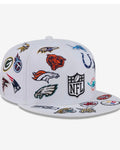 New Era NFL All Over 59FIFTY Fitted Hat - White
