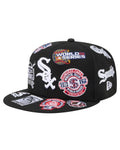 Men's Chicago White Sox New Era Black All Over 59FIFTY