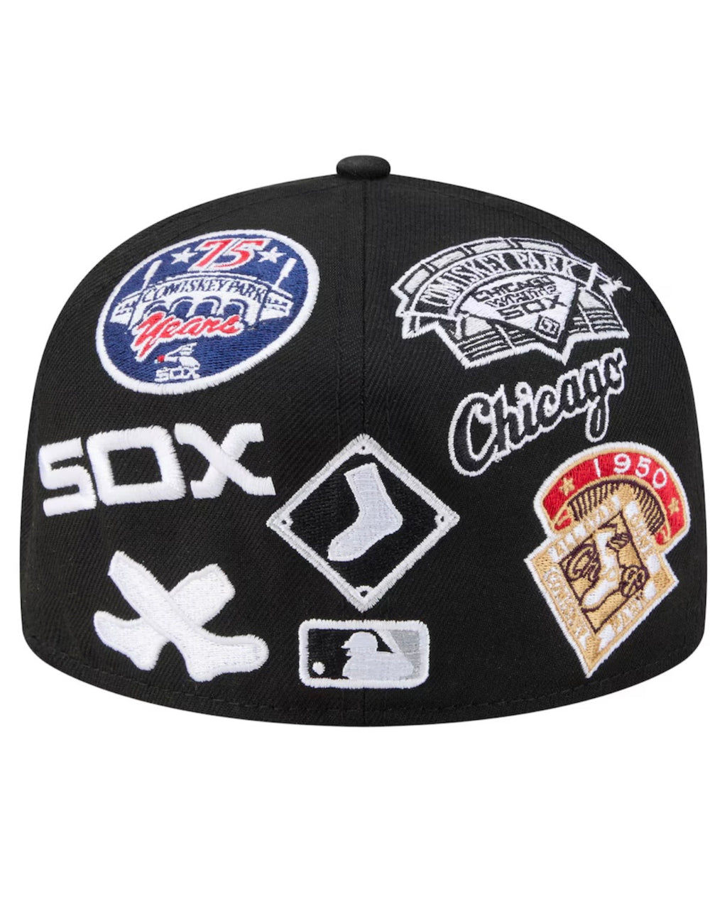 Men's Chicago White Sox New Era Black All Over 59FIFTY