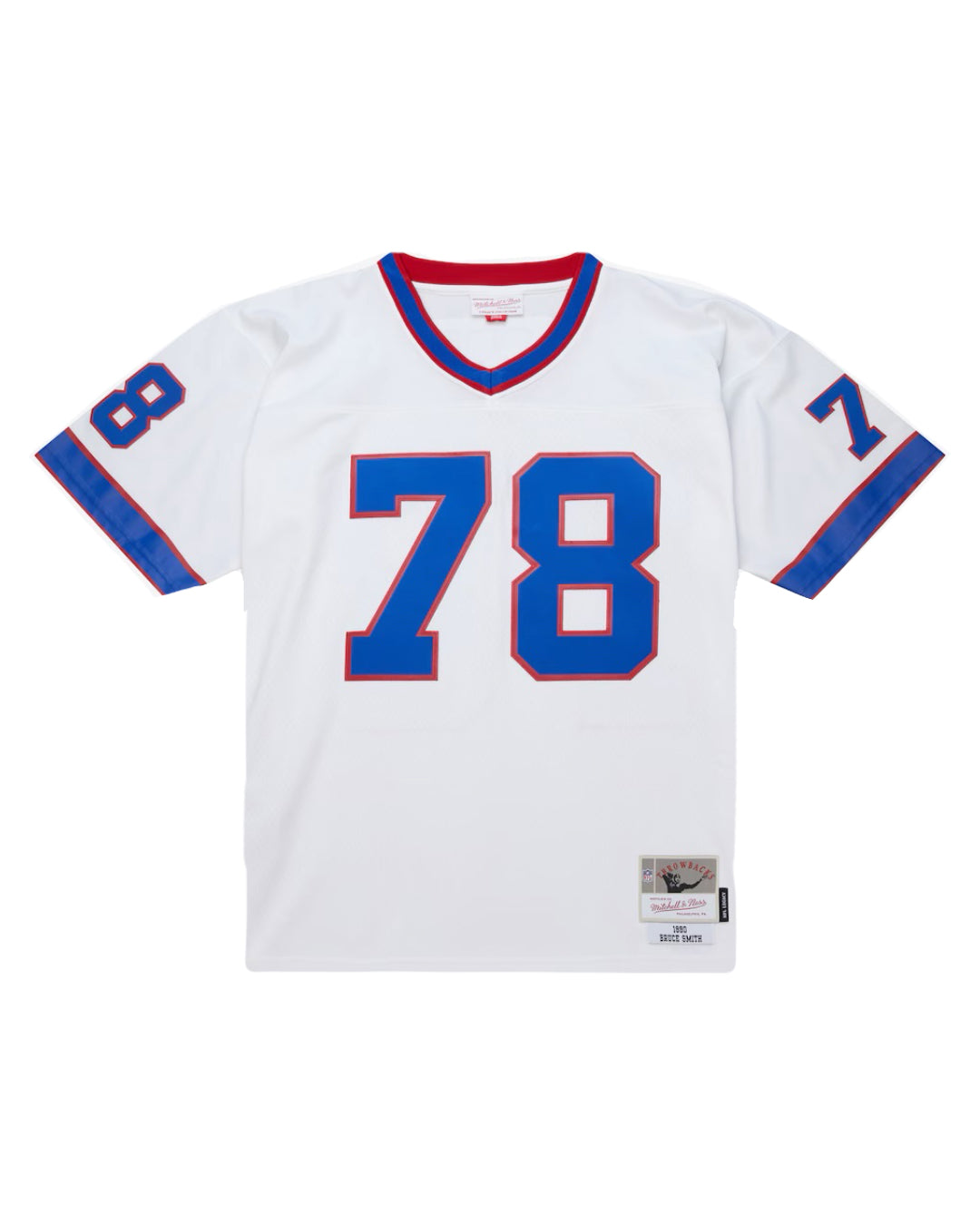 Bruce Smith Buffalo Bills 1990 White Legacy Jersey
