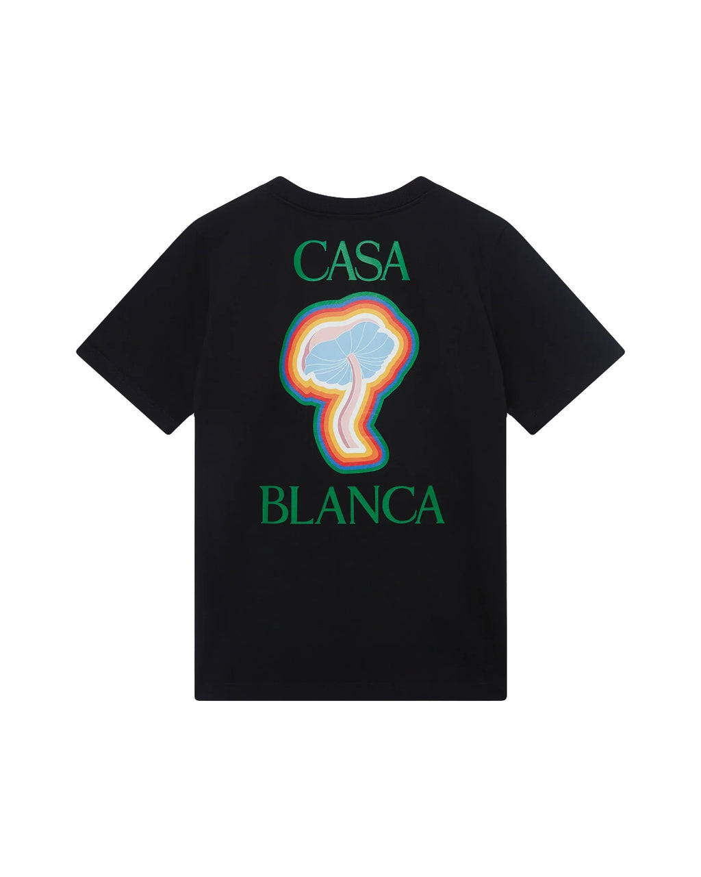 Casablanca T-shirt Rainbow Mushroom Noir