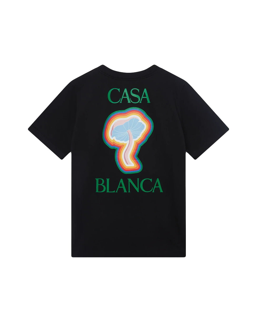 Casablanca T-shirt Rainbow Mushroom Noir