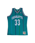 Mitchell & Ness Alonzo Mourning 33 Swingman Charlotte Hornets NBA Jersey