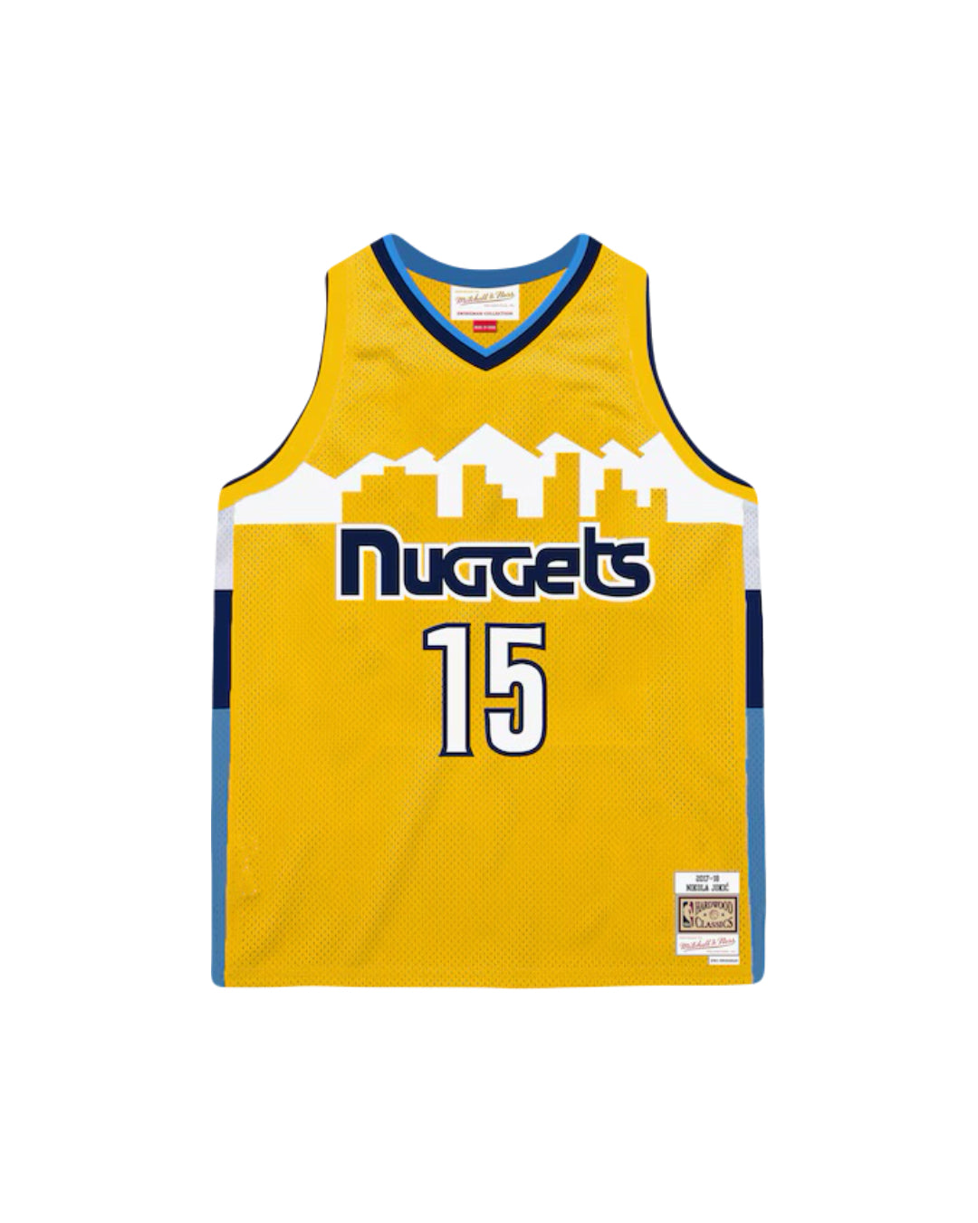 Mitchell & Ness NBA Yellow Jersey Denver Nuggets 2017 Nikola Jokic