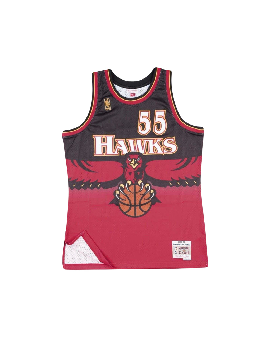 Tank top Mitchell & Ness NBA Swingman Road Jersey Hawks 1996 Dikembe Mutombo