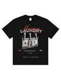 Urban Diamond Printed Black Tee