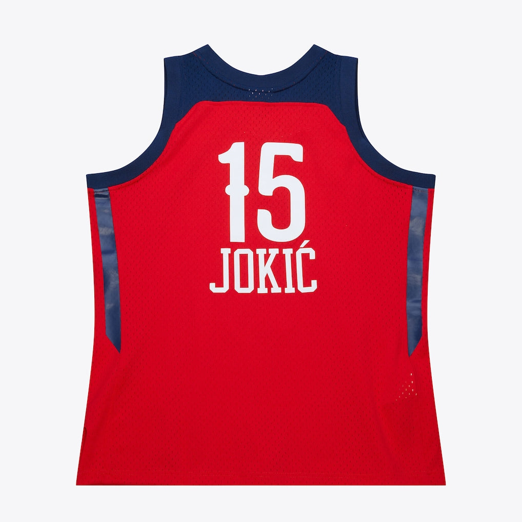 Nikola Jokić 2017 NBA Rising Stars Game Red Swingman Jersey