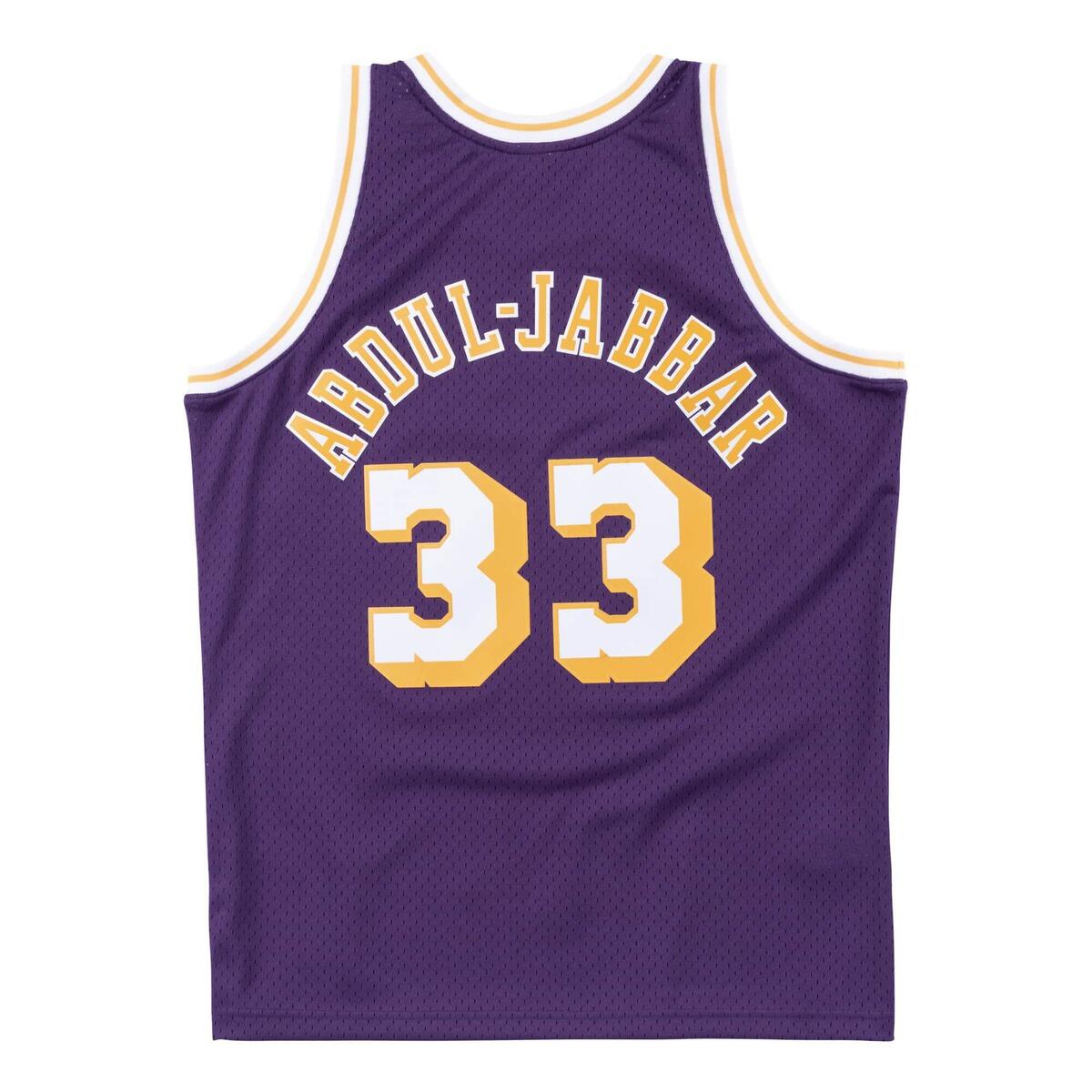 Mitchell & Ness NBA Kareem Abdul-Jabbar Los Angeles Lakers Basketball Jersey