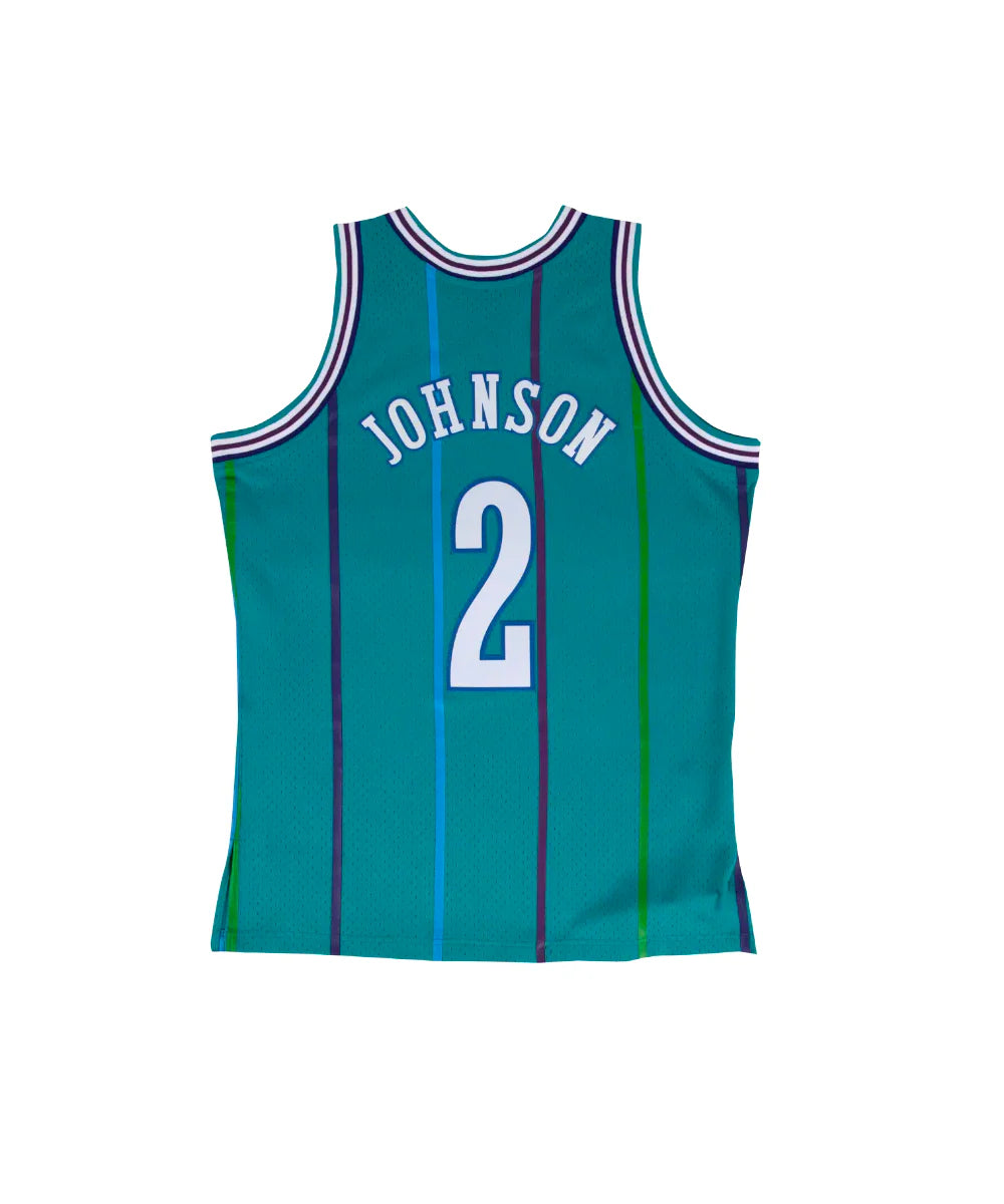 Mitchell & Ness Larry Johnson Charlotte Hornets Swingman Men's Jersey