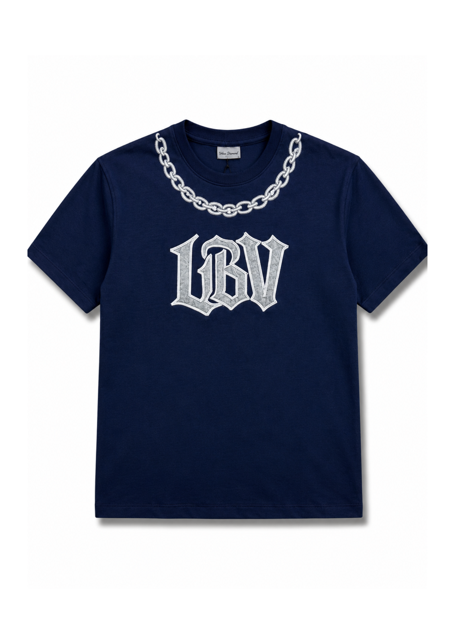 La Belle Vie "LBV" stitching Blue Tee