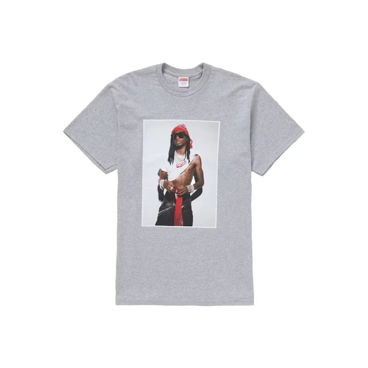 SUPREME Playboi Carti T-Shirt Heather Grey